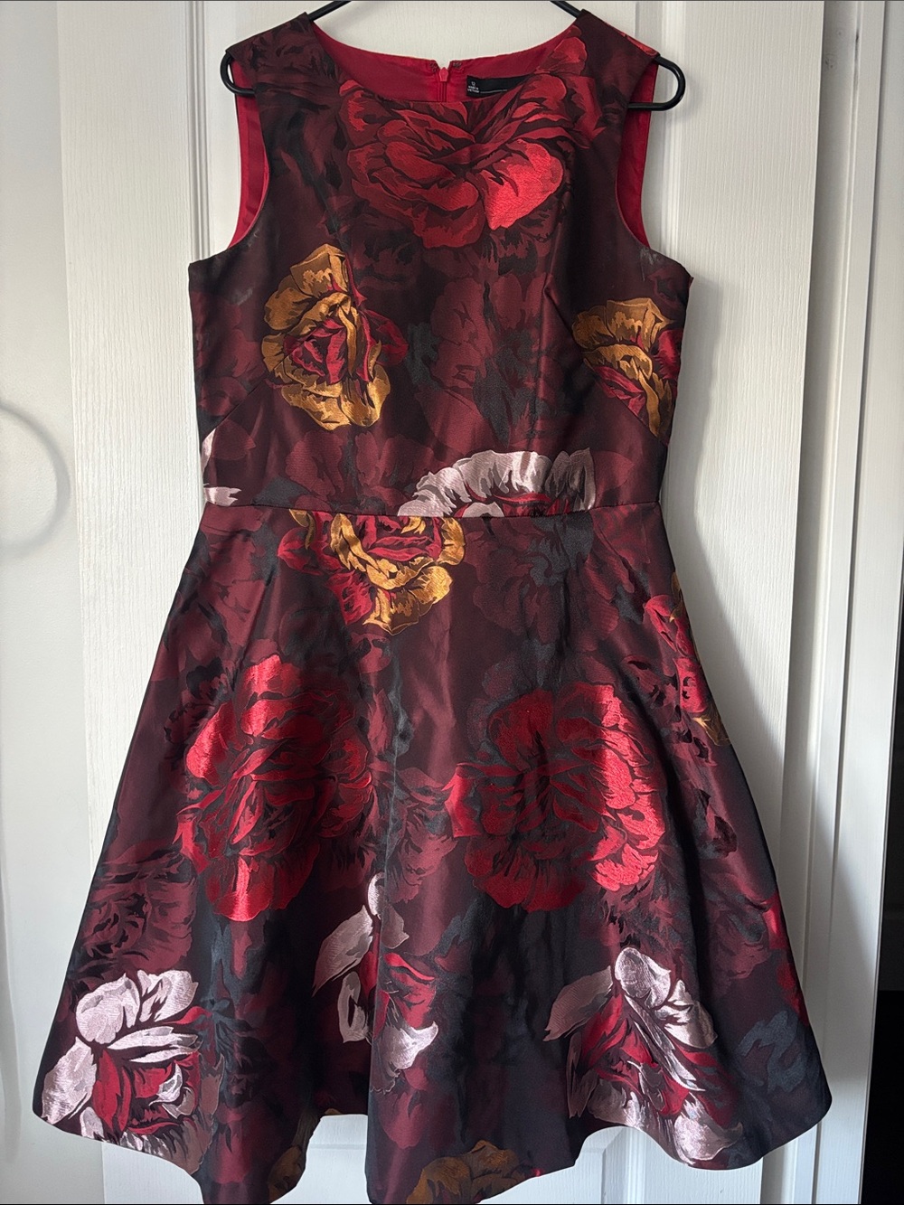 Chetta B - Sleeveless Fit-and-Flare Dress